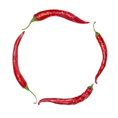 suluboya kırmızı biber arka plan