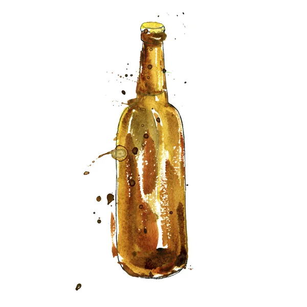 Botella de cerveza — Foto de Stock