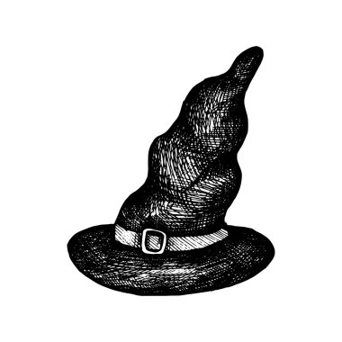 vektör cadı şapka