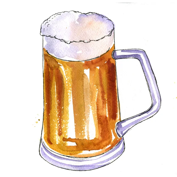 Tazza di birra — Foto Stock