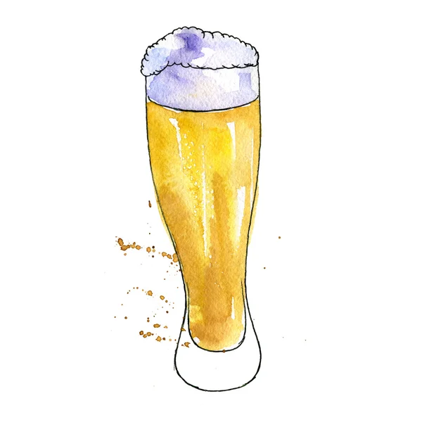 Beker van bier — Stockfoto