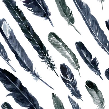 tüyleri ile Seamless Modeli