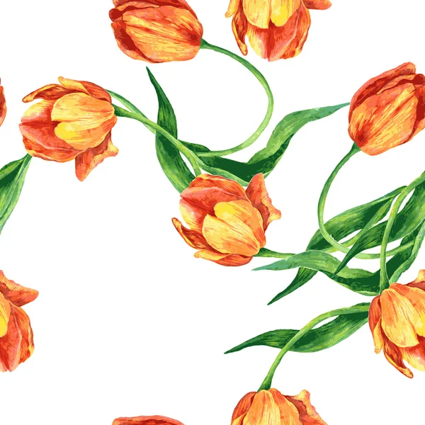 Lalelerle kusursuz desen