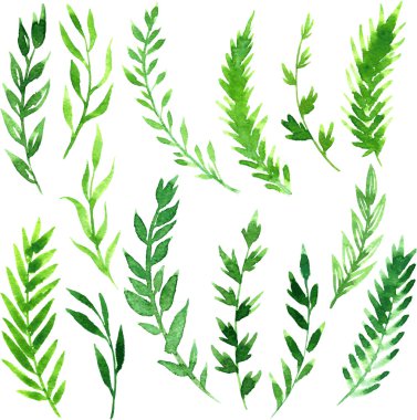 suluboya soyut dallar kümesi