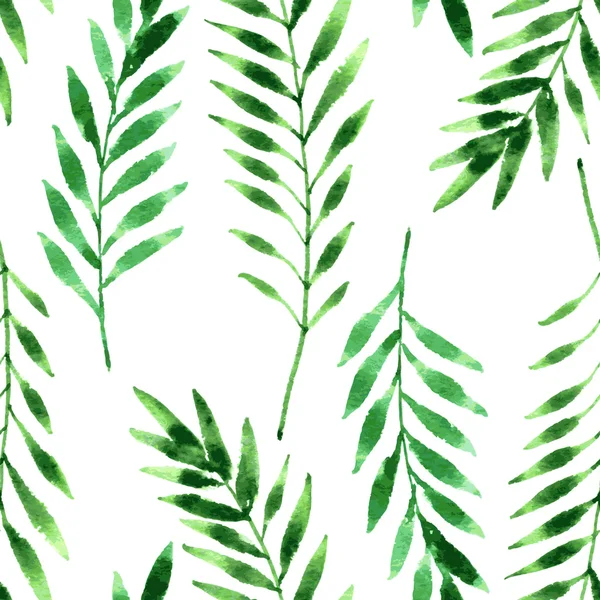 Seamless pattern with fern leaves — Stock Vector