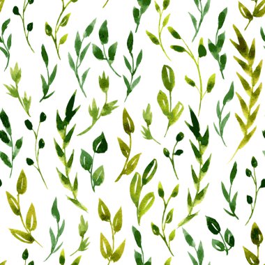 vektör sorunsuz suluboya çiçek desenli