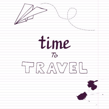 Kağıt Uçak ile seyahat kartı