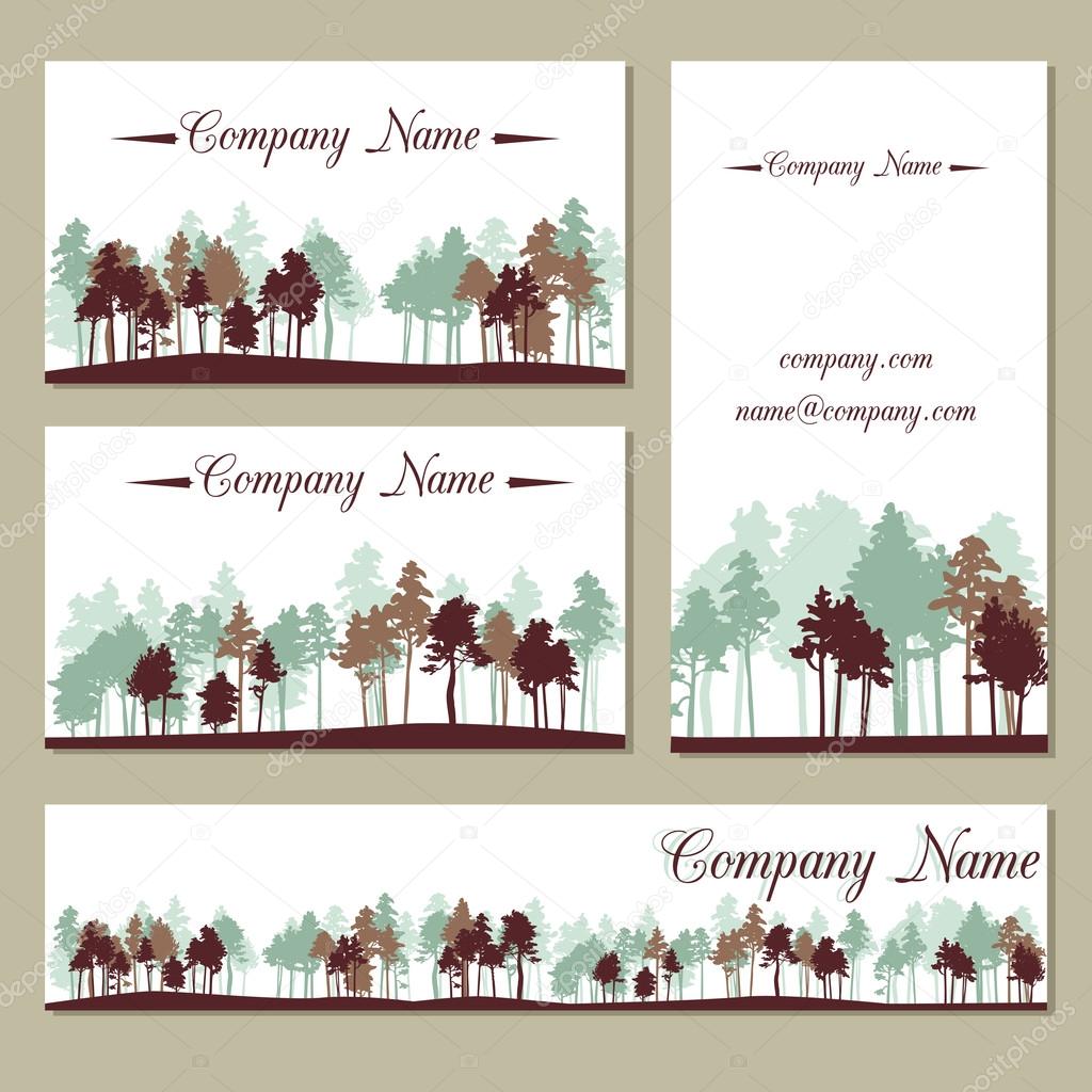 set of templates with trees