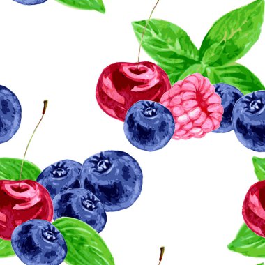 Böğürtlenli kusursuz desen