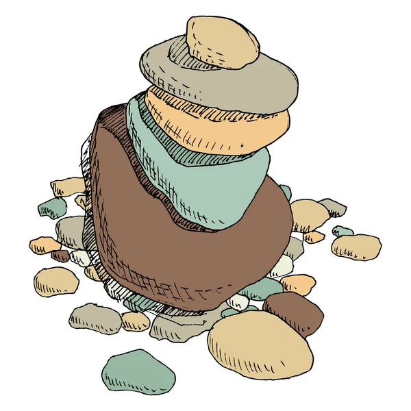Морские камни — стоковый вектор