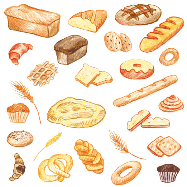 bakery vector elements