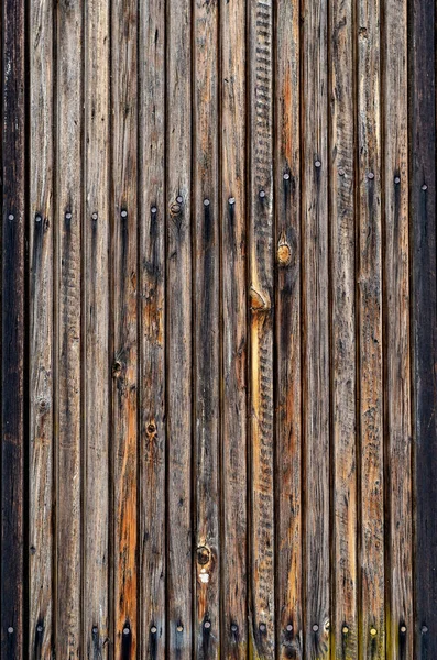 Empty Wooden Multitask Background Burnt Wooden Laths Nailed Narrow Wooden — Stock Photo, Image