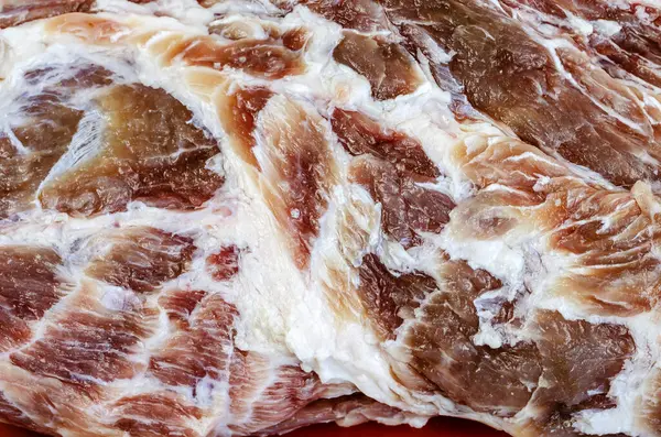 Hausgemachte Capicola Coppa Trocken Gepökelte Schweinelende Nach Und Nach Rezept — Stockfoto