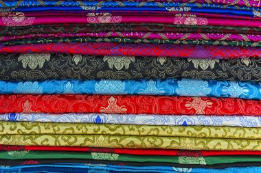 Geleneksel Moğol kumaş
