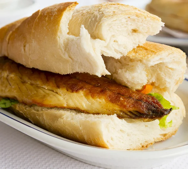Stockfotos Turkish mackerel sandwich Bilder, Stockfotografie Turkish