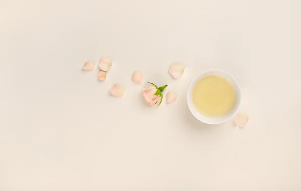 Rose herbal tea — Stock Photo, Image