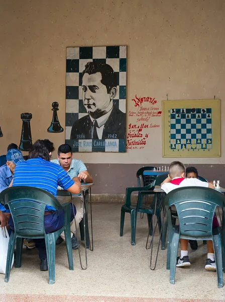 Jugadores de Ajedrez — Foto de Stock