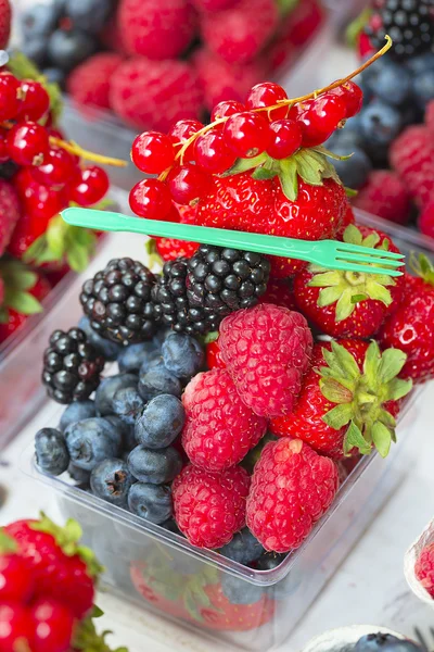 Gemischte Beeren — Stockfoto