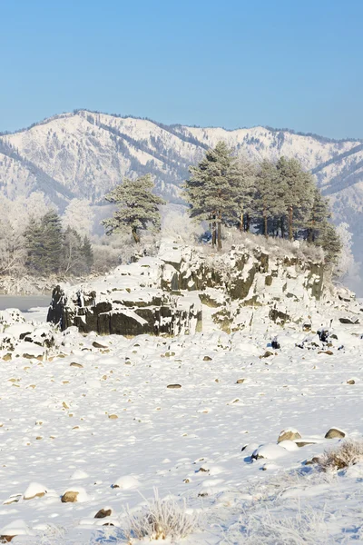 雪の川 — ストック写真