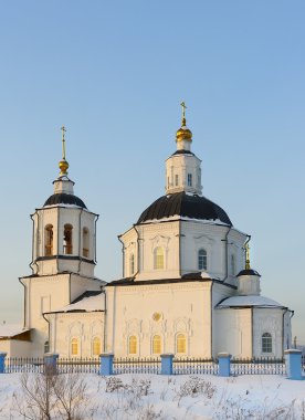 Sibirya köyün Kolarovo Ortodoks Kilisesi