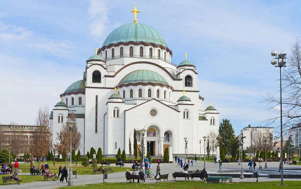 Собор Святого Сави, Белград, Сербія — стокове фото