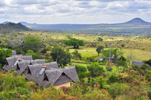 Savannah'ın lodge, Afrika yatay