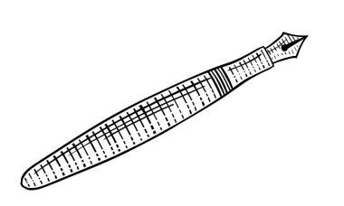 mürekkep kalemle çizilmiş robot resim çizimi çizimi