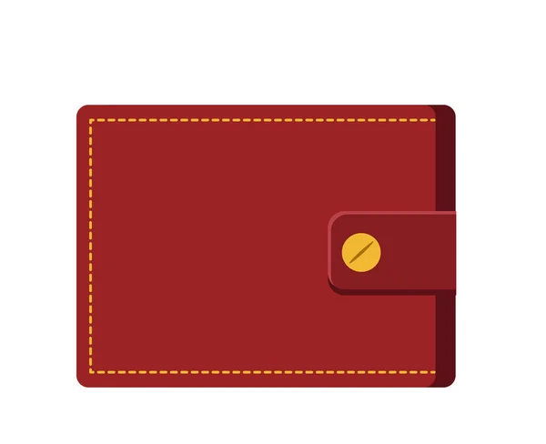 Men Leather Wallet Vector Illustration — Stock Photo, Image