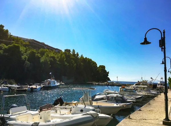 Marina Koukounaris Beach Skiathos Island Greece — 스톡 사진