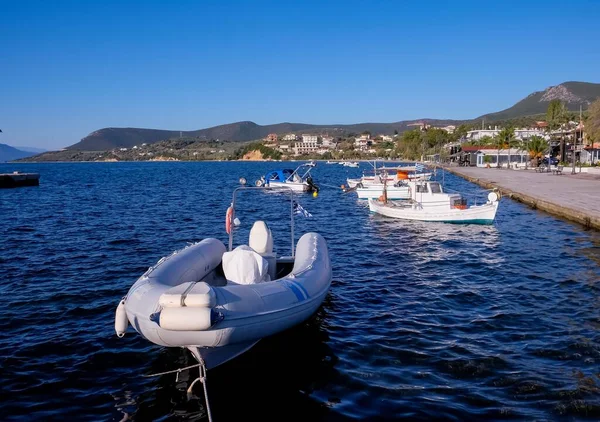 Ήσυχο Λιμάνι Του Λιμανιού Της Πόλης Του Βόλου Ελλάδα Είναι — Φωτογραφία Αρχείου