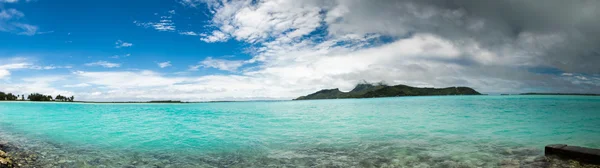 Panorama de Bora Bora Polinesia Francesa Imágenes de stock libres de derechos