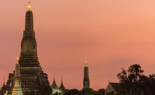 WAT Arun tapınakta günbatımı Bangkok Tayland — Stok fotoğraf