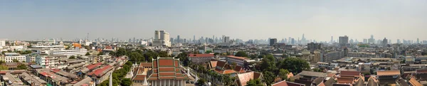 El Monte Dorado en Wat Saket, Monumento de Viaje de Bangkok THAILA —  Fotos de Stock