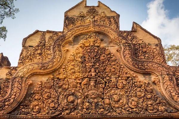 Chrám Banteay Srei Angkor Wat, Siem Reap, Kambodža — Stock fotografie