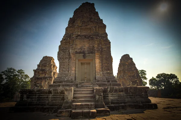 Angkor wat templo, colher siem, cambodia — Fotografia de Stock