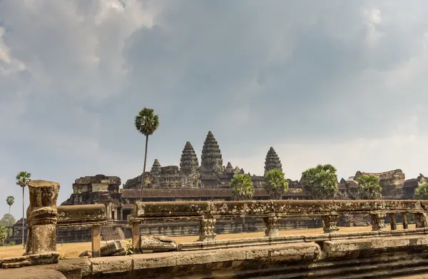 Angkor-wat-tempel, siem-innhøsting, kambodsja – stockfoto