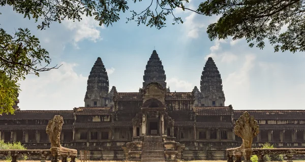 Angkor wat templo, siem cosechar, cambodia — Foto de Stock