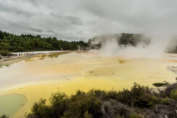 Wai-O-Tapu perto de Rotorua, Nova Zelândia — Fotografia de Stock