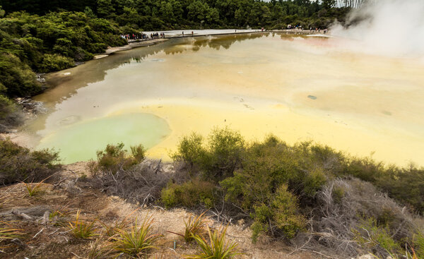 Wai-O-Tapu near Rotorua, New Zealand