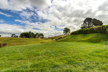 Matamata, Yeni Zelanda - Şubat 04: Hobbitköy, Lord halkalar 2016