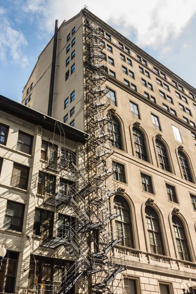 Fire escape on an old building — Stock Photo, Image