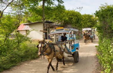 Gilli hava, Endonezya - Ocak 20:Glli hava at taksi