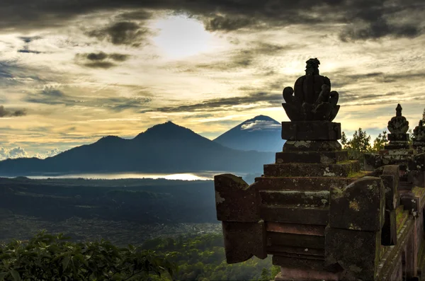 Pura Ulundanu Batur Temple, o importante templo hindu em Kintam — Fotografia de Stock