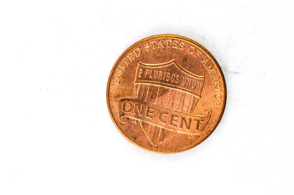 1 US Cent pièce cuivre En dieu nous faisons confiance — Photo