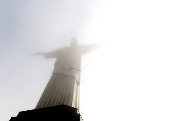Холм Корковадо в Рио-де-Жанейро — стоковое фото