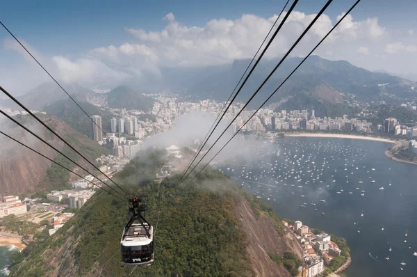 Rio de Janeiro, Sugar Loaf Visa landskap panorama — Stockfoto