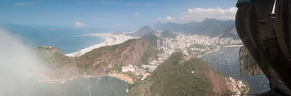 Rio de Janeiro, Homole cukru zobrazit šířku panorama — Stock fotografie