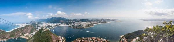 Rio de Janeiro, Sugar Loaf Visa landskap panorama — Stockfoto