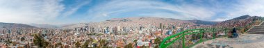 Panorma 360 Cityscape La Paz, Bolivya