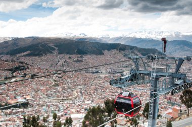 Panorma 360 Cityscape La Paz, Bolivya